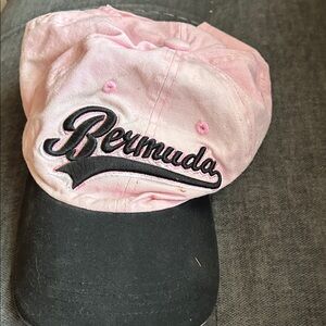 Bermuda Pink and Black Womens Cap